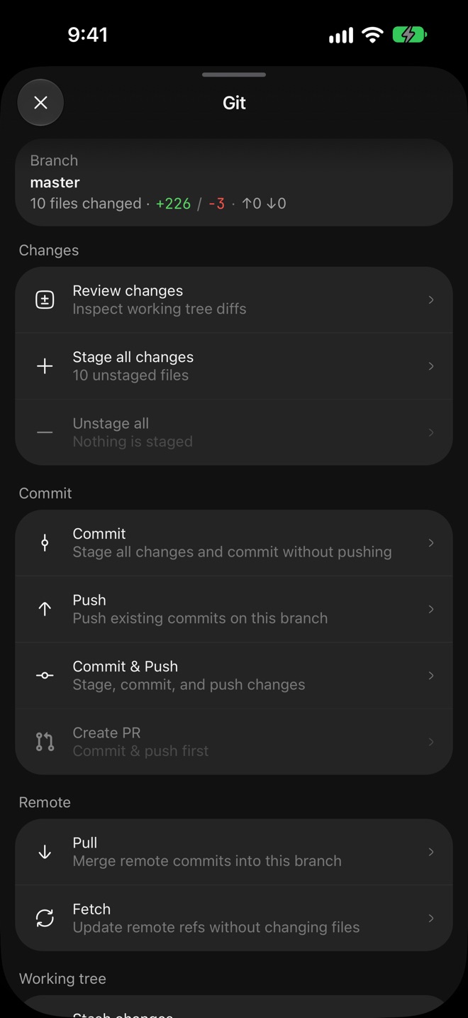 Commit, push, and open a pull request.