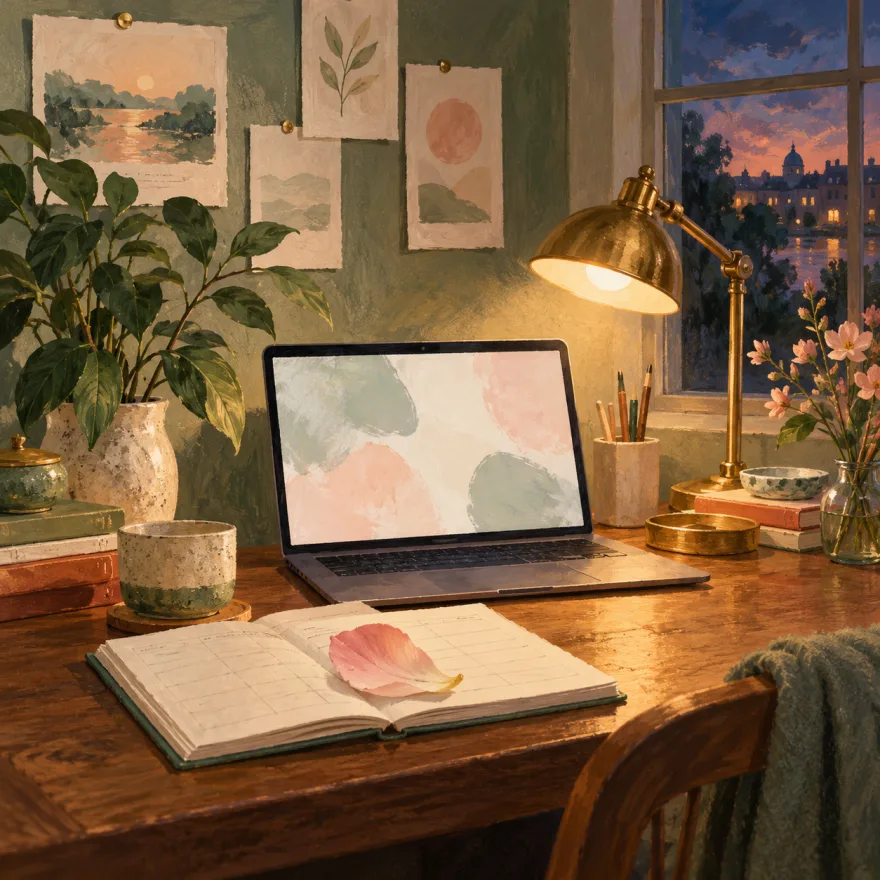 Painted laptop scene with a search crawler and website access rules